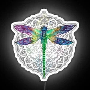 Magical Colorful Dragonfly RGB Neon Sign