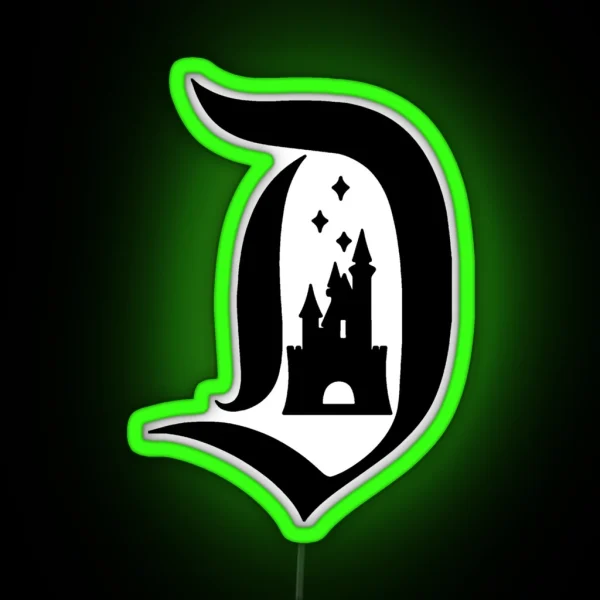 Magical D Logo RGB Neon Sign
