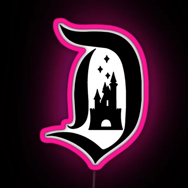 Magical D Logo RGB Neon Sign
