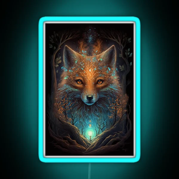 Magical Fox RGB Neon Sign