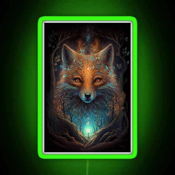 Magical Fox RGB Neon Sign