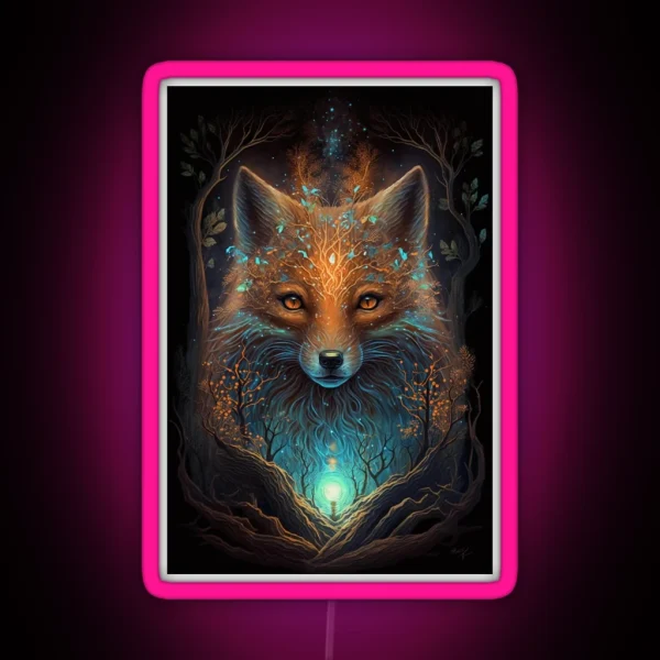 Magical Fox RGB Neon Sign