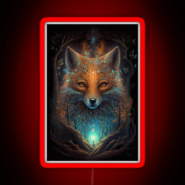 Magical Fox RGB Neon Sign