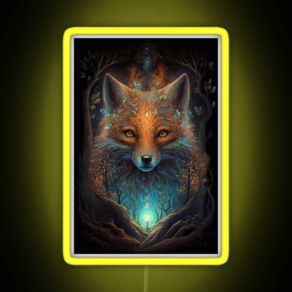 Magical Fox RGB Neon Sign