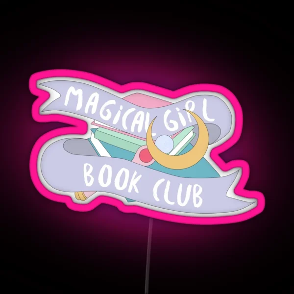 Magical Girl Book Club RGB Neon Sign