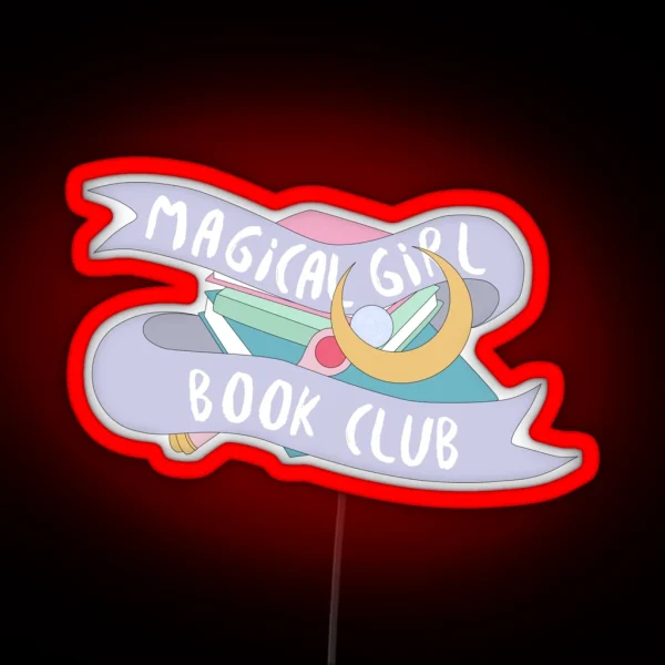 Magical Girl Book Club RGB Neon Sign