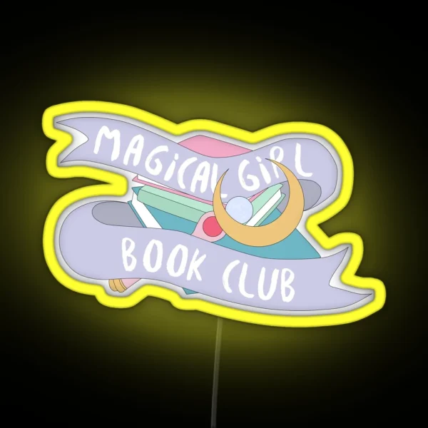 Magical Girl Book Club RGB Neon Sign