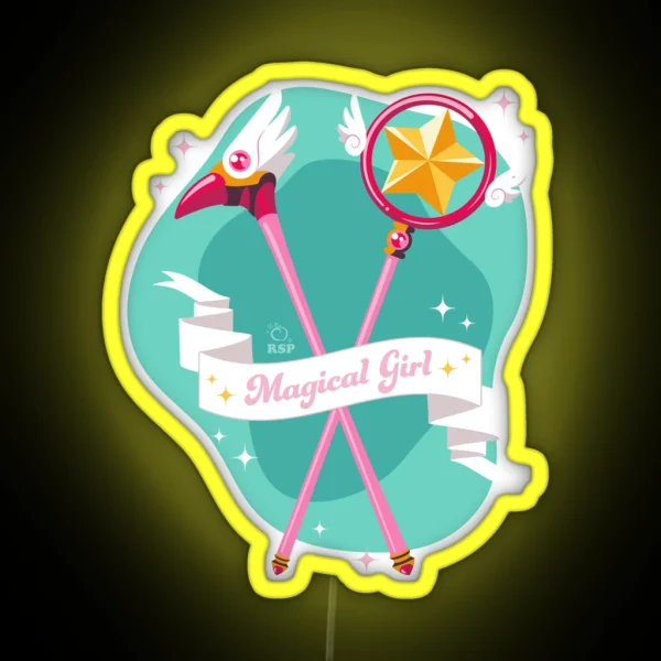 Magical Girl RGB Neon Sign