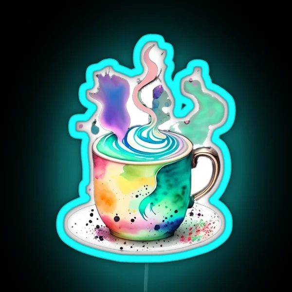 Magical Neon Latte RGB Neon Sign