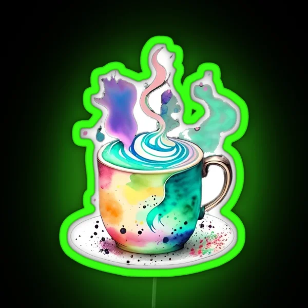 Magical Neon Latte RGB Neon Sign