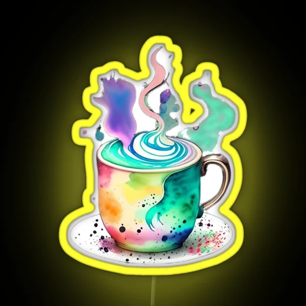 Magical Neon Latte RGB Neon Sign