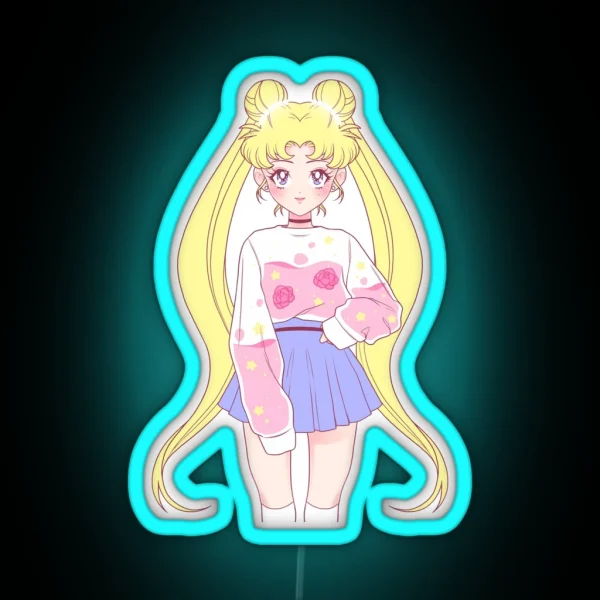 Magical Pastel Girl RGB Neon Sign