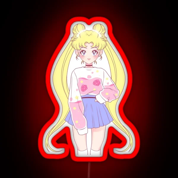 Magical Pastel Girl RGB Neon Sign