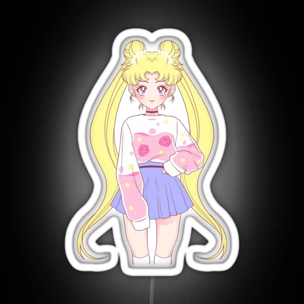 Magical Pastel Girl RGB Neon Sign