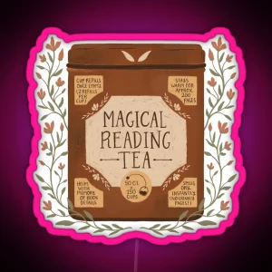 Magical Reading Tea RGB Neon Sign