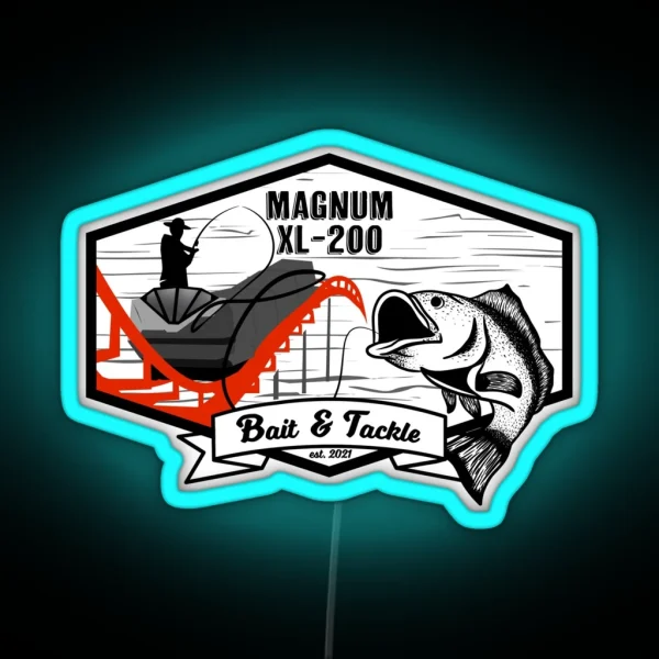 Magnum Bait And Tackle Led Only RGB Neon Sign