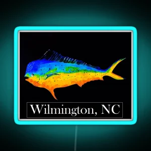 Mahi Wilmington NC RGB Neon Sign