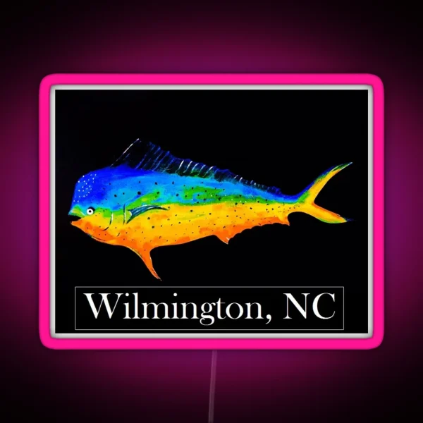 Mahi Wilmington NC RGB Neon Sign