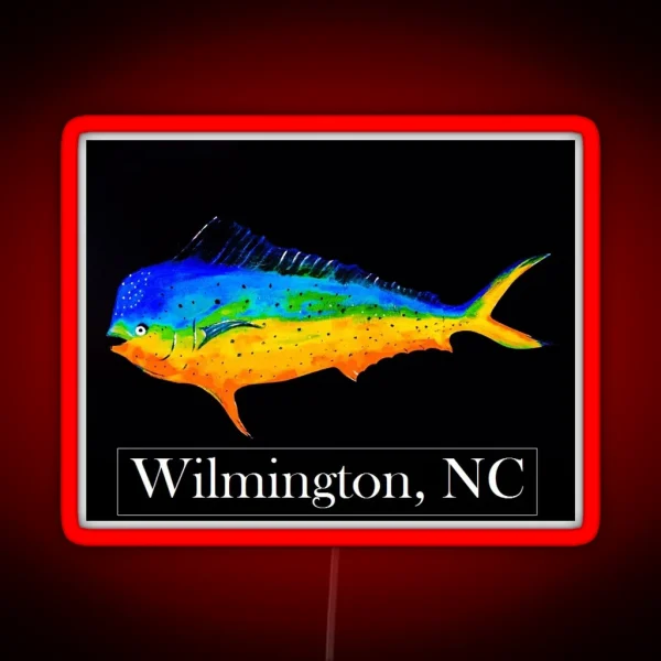 Mahi Wilmington NC RGB Neon Sign