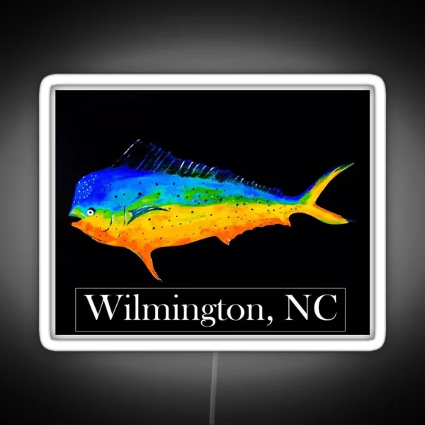 Mahi Wilmington NC RGB Neon Sign