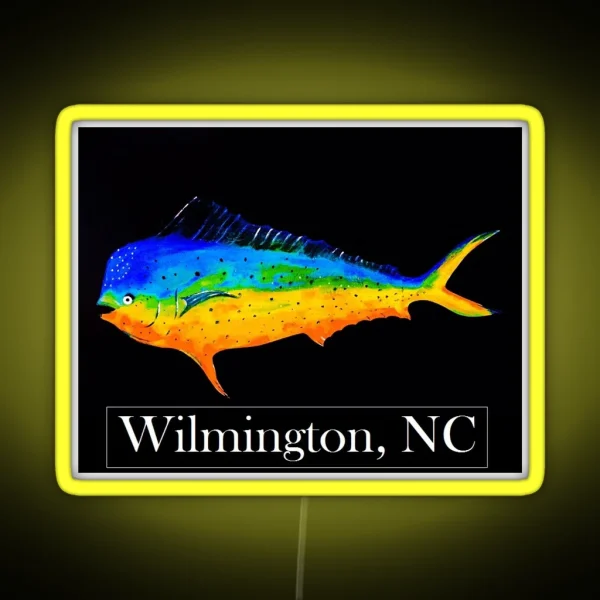 Mahi Wilmington NC RGB Neon Sign
