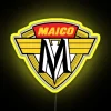 rgb neon sign yellow maico