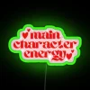Neon Sign Green Glowing Neon Energy