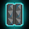 RGB neon sign featuring mainframe blue design
