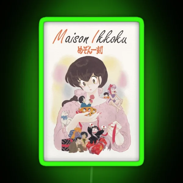 Maison Ikkoku Christmas RGB Neon Sign