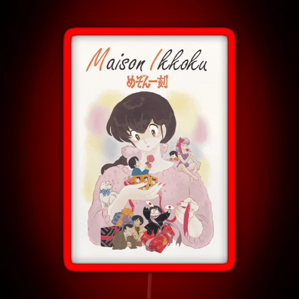 Maison Ikkoku Christmas RGB Neon Sign