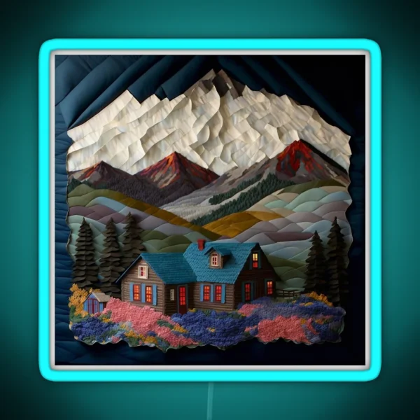 Majestic Mountains RGB Neon Sign