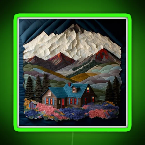 Majestic Mountains RGB Neon Sign