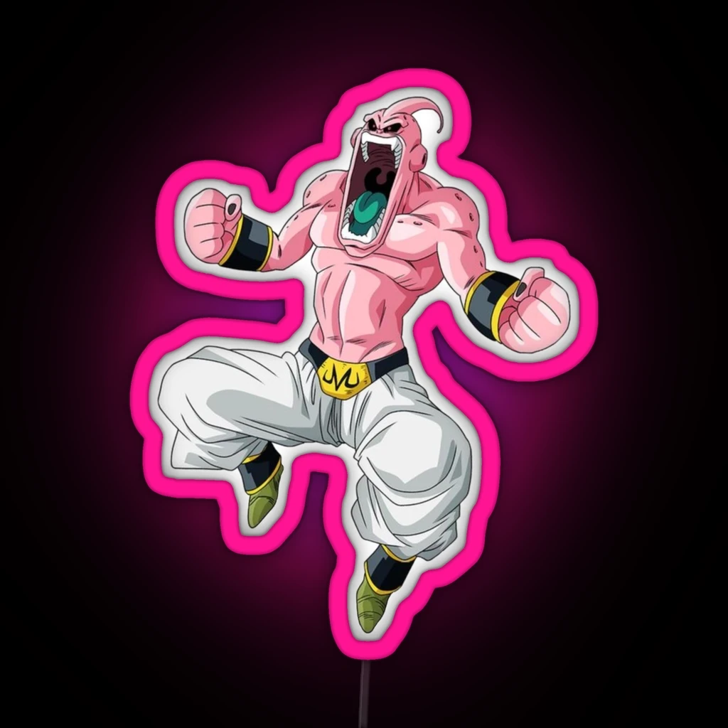 Majin Buu Anime Led Dragon Ball Z RGB Neon Sign Majin Buu Anime Led Dragon Ball Z RGB Neon Sign