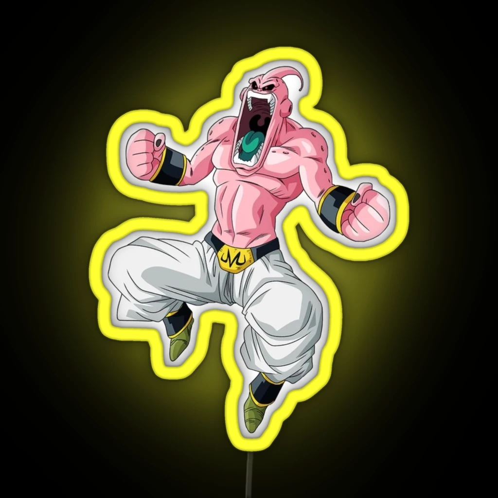 Majin Buu Anime Led Dragon Ball Z RGB Neon Sign Majin Buu Anime Led Dragon Ball Z RGB Neon Sign