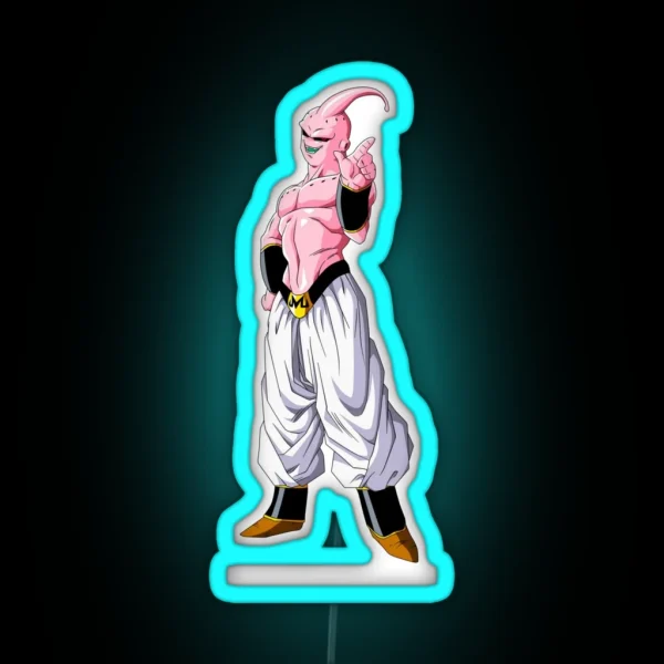 Majin Buu DBZ RGB Neon Sign