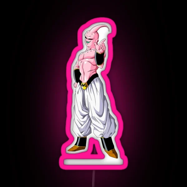 Majin Buu DBZ RGB Neon Sign