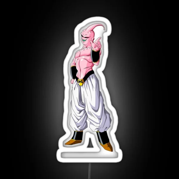 Majin Buu DBZ RGB Neon Sign