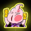 Majin Buu Funny Peekers Neon Sign in Yellow RGB