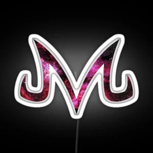 Majin Buu M Pink Galaxy Led Dragon Ball Z Led Anime RGB Neon Sign