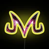 Majin Buu Pink Galaxy Neon Sign RGB Lighting Dragon Ball Z Yellow LED Anime Display
