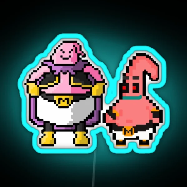 Majin Patrick And Majin Buu RGB Neon Sign