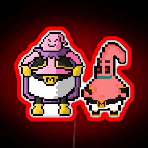 Majin Patrick And Majin Buu RGB Neon Sign