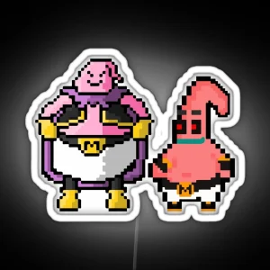Majin Patrick And Majin Buu RGB Neon Sign