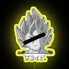 Majin V Neon Sign - RGB Yellow Lighting