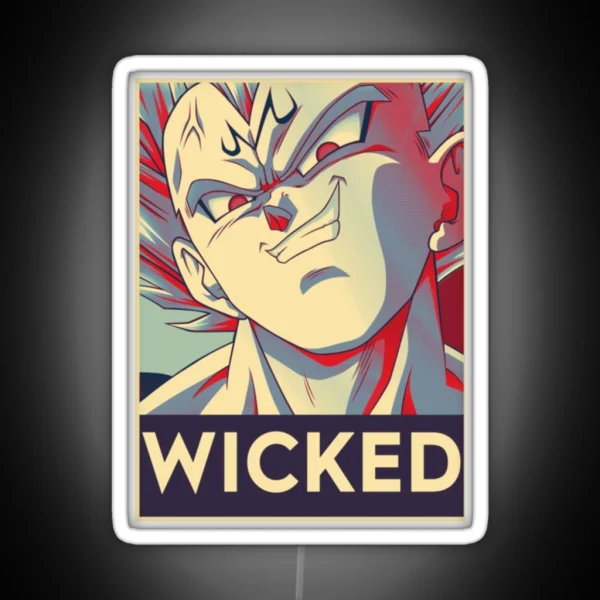 Majin Vegeta Dragon Ball RGB Neon Sign