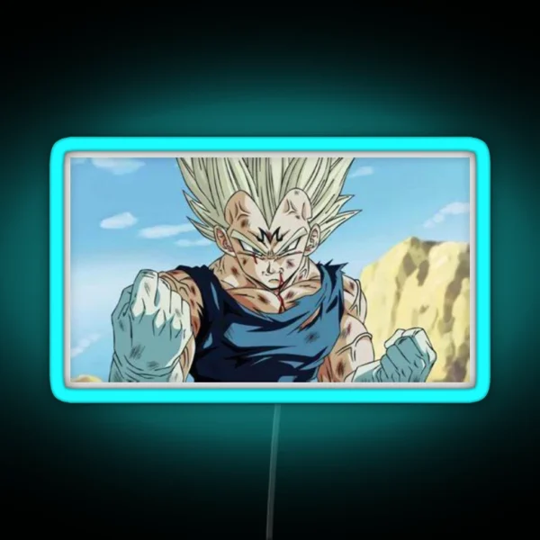 Majin Vegeta RGB Neon Sign