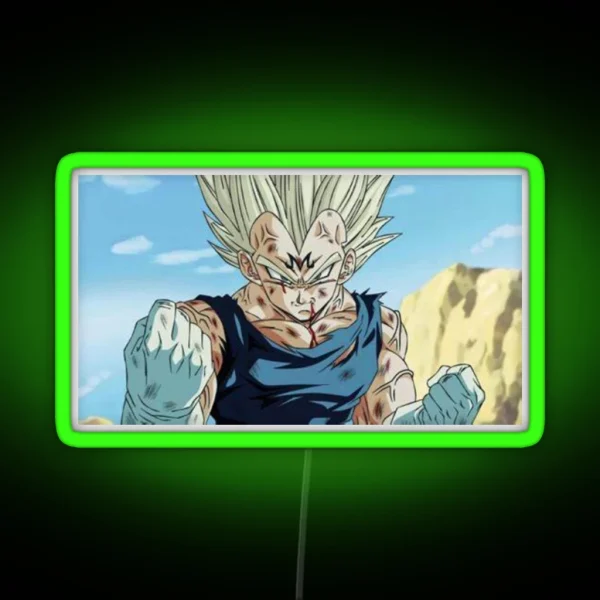 Majin Vegeta RGB Neon Sign