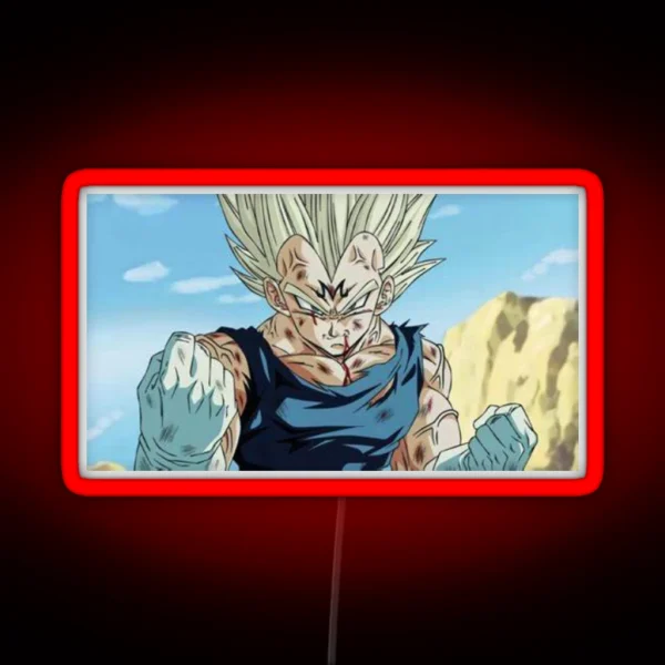 Majin Vegeta RGB Neon Sign