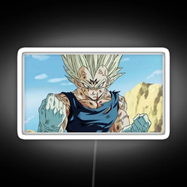 Majin Vegeta RGB Neon Sign