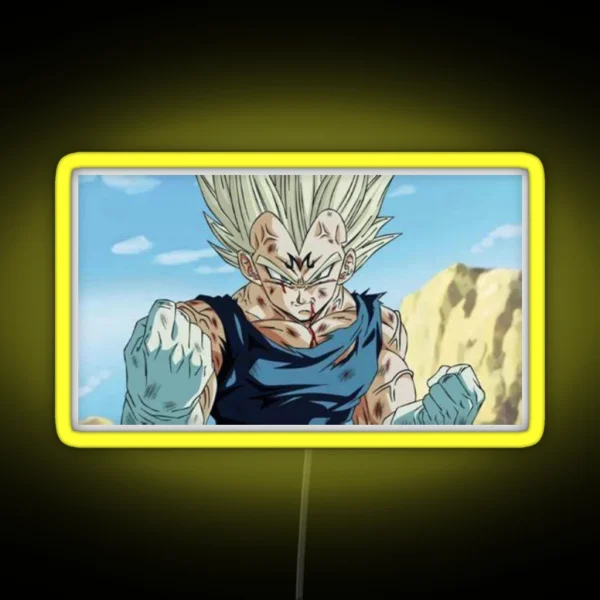 Majin Vegeta RGB Neon Sign